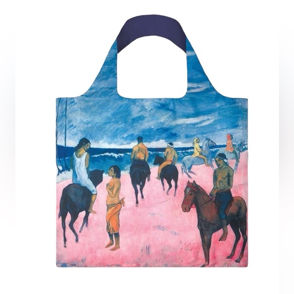 Other - Museum Paul Gauguin's Horsemen on the Beach Reusable Shopping Bag